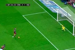 فیلم:: همکاری تماشای مسی و سوآرز در زدن ضربه پنالتی