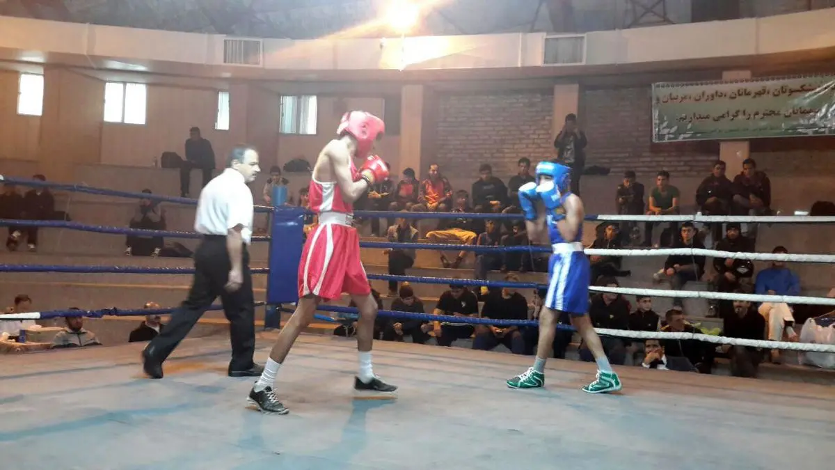 بوکسورهای نونهال روی رینگ رفتند