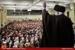 دیدار هزاران نفر از مردم آذربایجان شرقی با رهبر معظم انقلاب