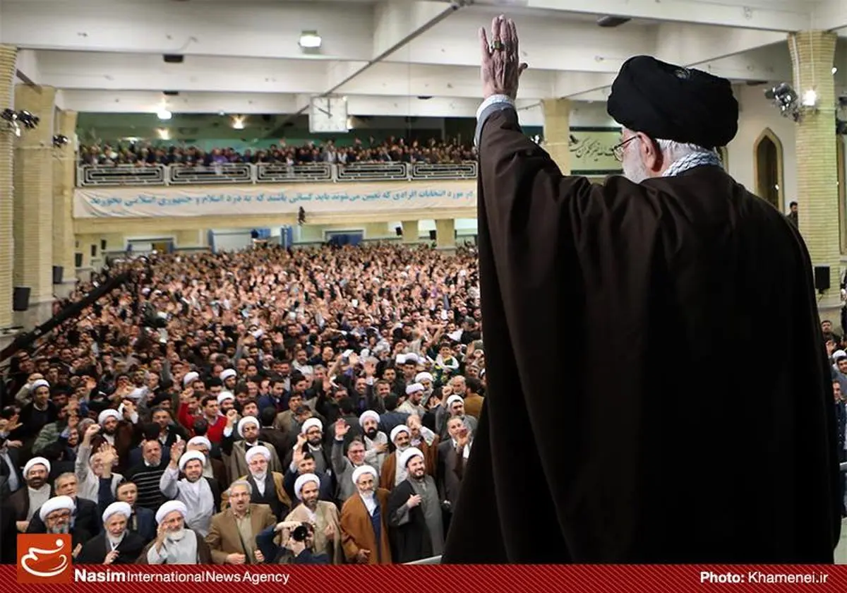 دیدار هزاران نفر از مردم آذربایجان شرقی با رهبر معظم انقلاب