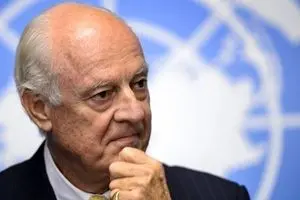 دی‌میستورا: از سرگیری مذاکرات سوریه در زمان تعیین شده بعید است