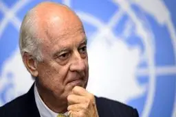 دی‌میستورا: از سرگیری مذاکرات سوریه در زمان تعیین شده بعید است