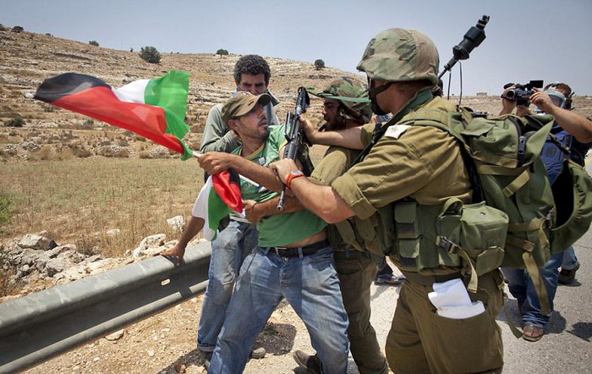 رژیم صهیونیستی تظاهرات فلسطینیان را سرکوب کرد