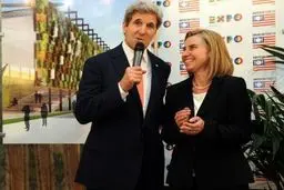 گفتگوی تلفنی جان کری و موگرینی درباره سوریه