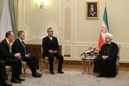 ابلاغ پیام پوتین به روحانی