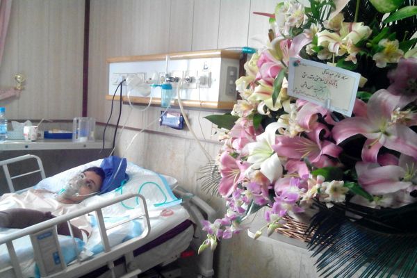 آخرین وضعیت درمانی ملی پوش راگبی ایران در بیمارستان نورافشار