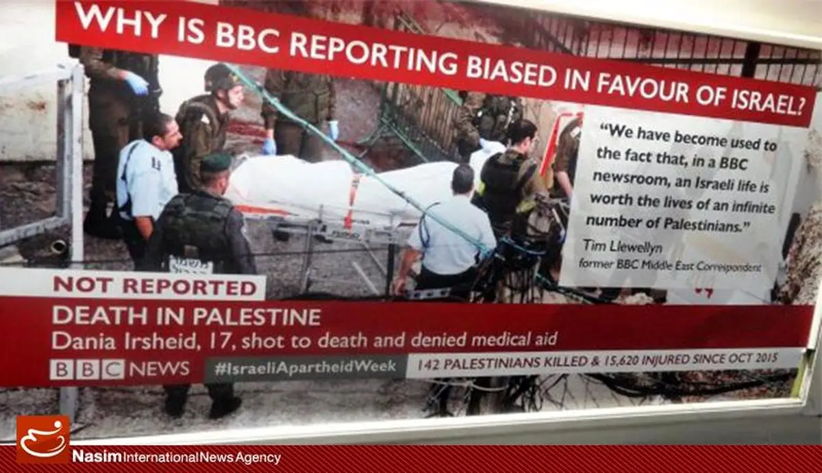 پوسترهای ضد اسرائیلی در متروی لندن +تصاویر