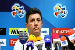 قلعه‌نویی: آماده‌ایم تا در دیدار با رقیب اماراتی پیروز شویم