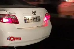 پلاک رند یک ماشین در پایتخت