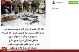 پست اینستاگرام محمدرضا گلزار در تجلیل از شهدا