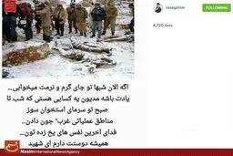 پست اینستاگرام محمدرضا گلزار در تجلیل از شهدا