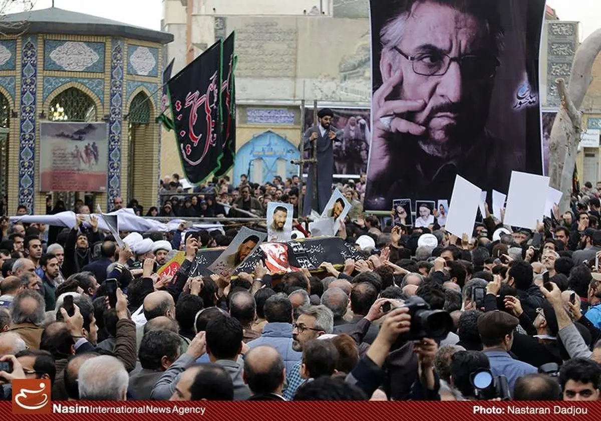 سلحشور با بدرقه هزاران نفر همنشین شهدای گمنام شد