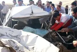 تصادف پژو ۴۰۵ با پراید ۵ کشته و مصدوم برجای گذاشت