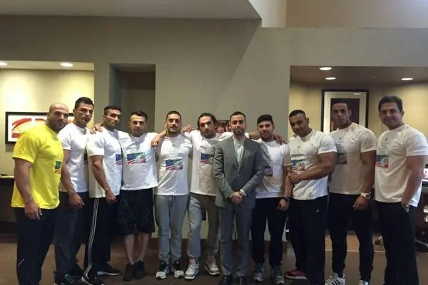 نخستین گروه از قهرمانان و بدنسازان ایرانی وارد آمریکا شدند