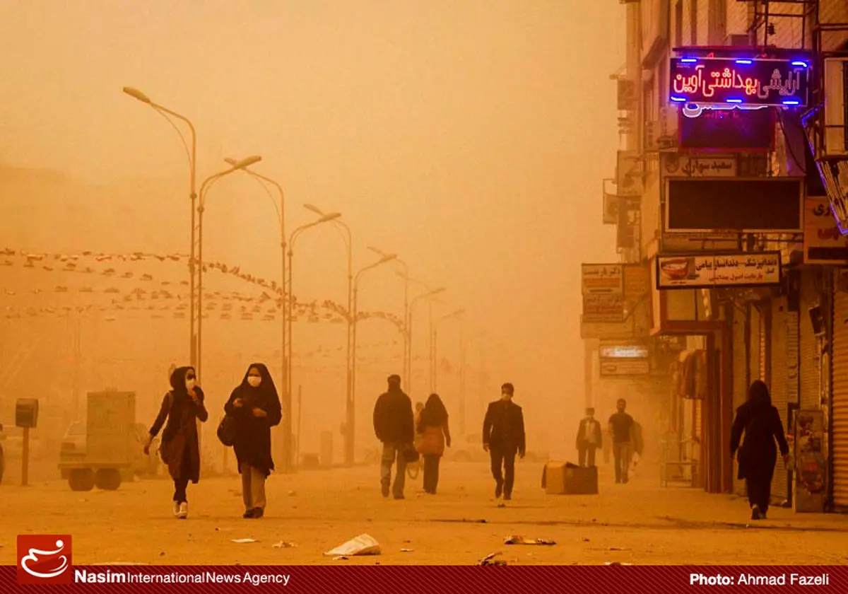 سنندج در محاصره ذرات گرد و غبار معلق