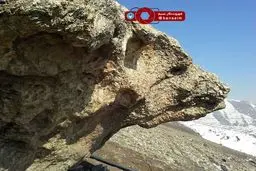 سنگی به شکل خرس در ارتفاعات دارآباد