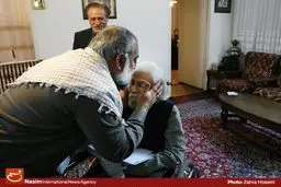 عیادت سردار نقدی از حمید سبزواری