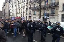 تظاهرات دانشجویان فرانسوی در اعتراض به 