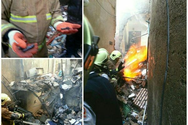 انفجار مواد محترقه در کارگاه خیاطی/ دو برادر مجروح شدند
