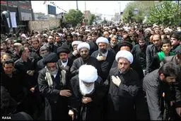 مراسم سوگواری شهادت حضرت زهرا (س) با حضور مراجع تقلید برگزار شد