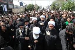 مراسم سوگواری شهادت حضرت زهرا (س) با حضور مراجع تقلید برگزار شد