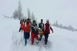 امداد رسانی به ۲۸۸۷ نفر در محورهای برفی