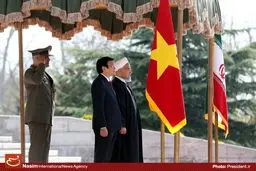 استقبال رسمی از رئیس جمهور ویتنام