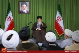 دیدار اعضای مجمع نمایندگان طلاب حوزه علمیه قم با رهبر معظم انقلاب