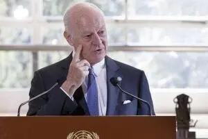 دی‌میستورا: معارضان سوری نقطه نظرات خود درباره مرحله انتقالی را بیان کردند