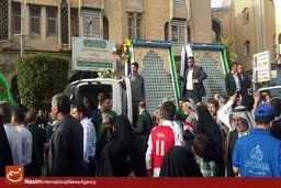 انتقال ضریح جدید حضرت عباس(ع)