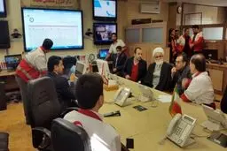 نماینده ولی فقیه در هلال احمر از سازمان امداد و نجات بازدید کرد