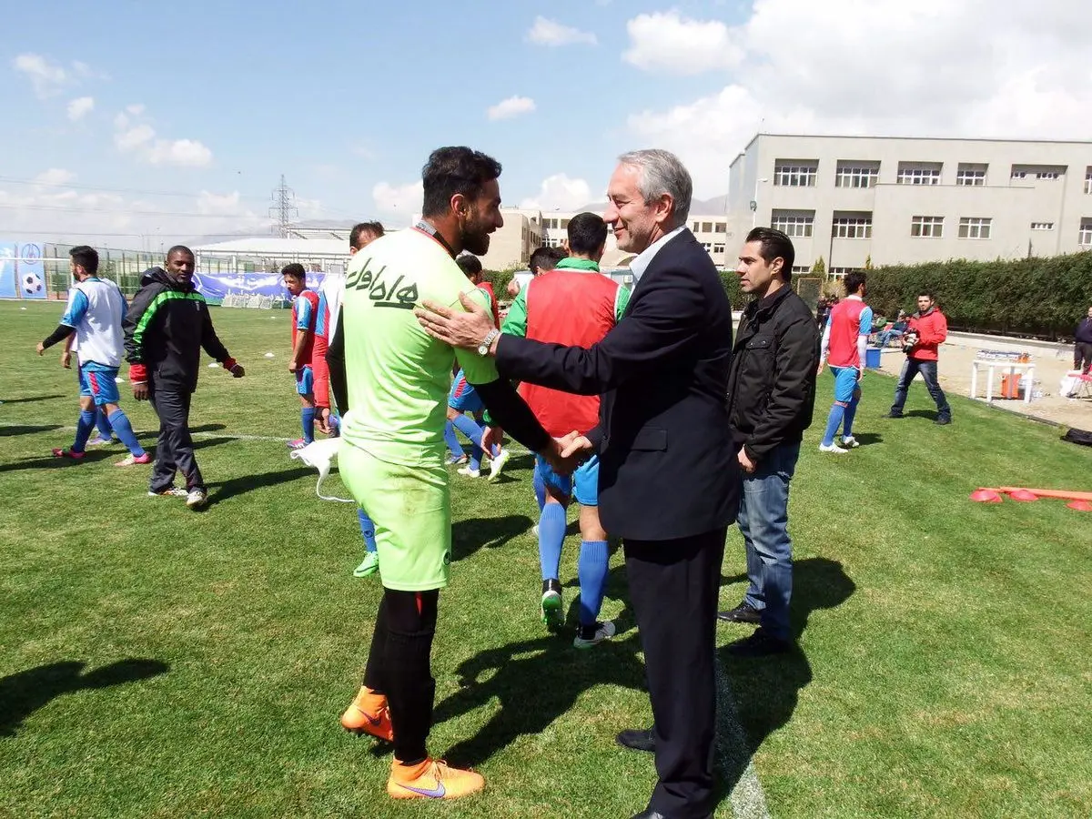 تمرین تیم ملی در حضور کفاشیان برگزار شد