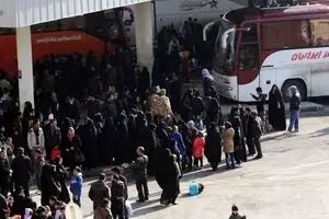 نیم میلیون مسافر، پایتخت را با ناوگان عمومی جاده‌ای ترک کردند