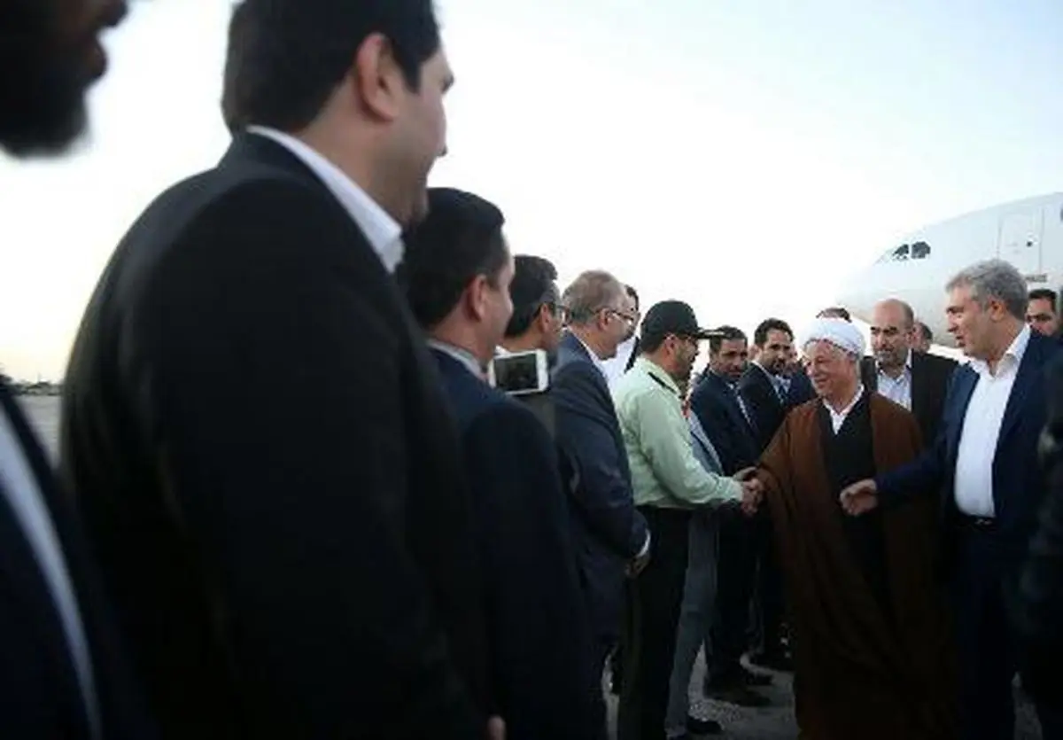 هاشمی رفسنجانی به کیش رفت