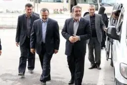 بازدید وزیر کشور از کمپ مسافری غدیر در مشهد