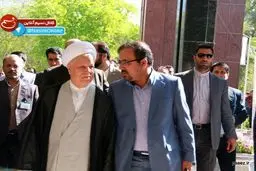 هاشمی رفسنجانی وارد عسلویه شد