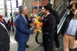 با استقبال رئیس کمیته ملی المپیک، شمشیربازان وارد میهن شدند