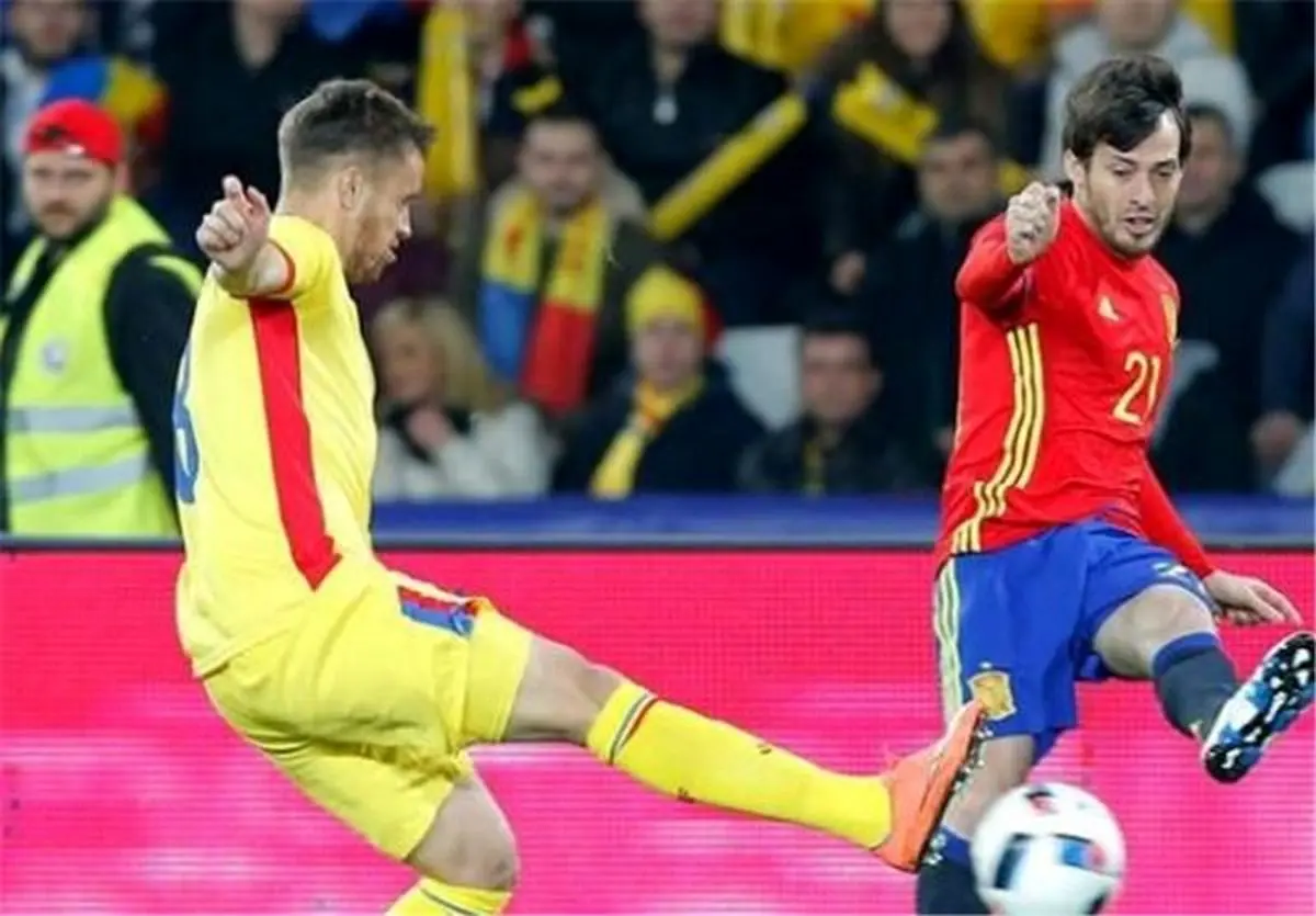 توقف اسپانیا مقابل رومانی در شبی که کاسیاس رکورد شکست