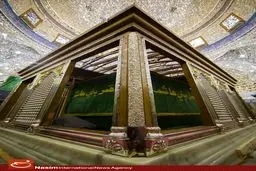 نصب شبکه های ضریح جدید حرم حضرت ابالفضل العباس(ع)