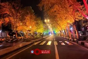 تصویری زیبا از بلوار میرداماد در روزهای پایانی تعطیلات نوروزی