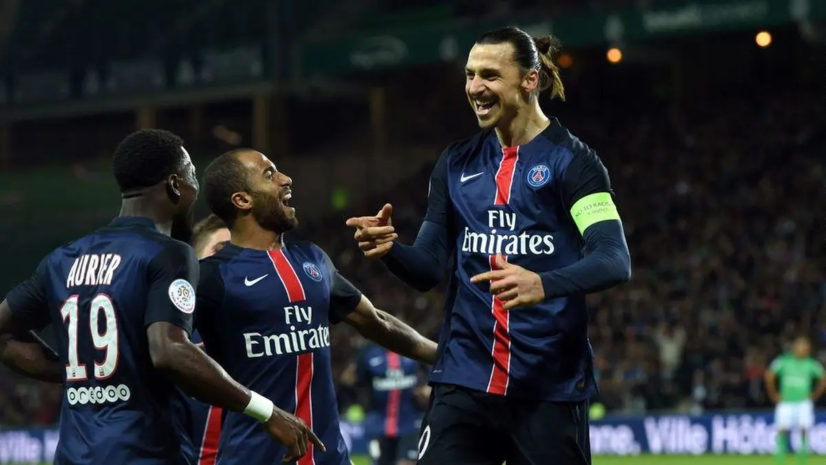 پیروزی پاری‌سن ژرمن مقابل نیس با هت‌تریک زلاتان