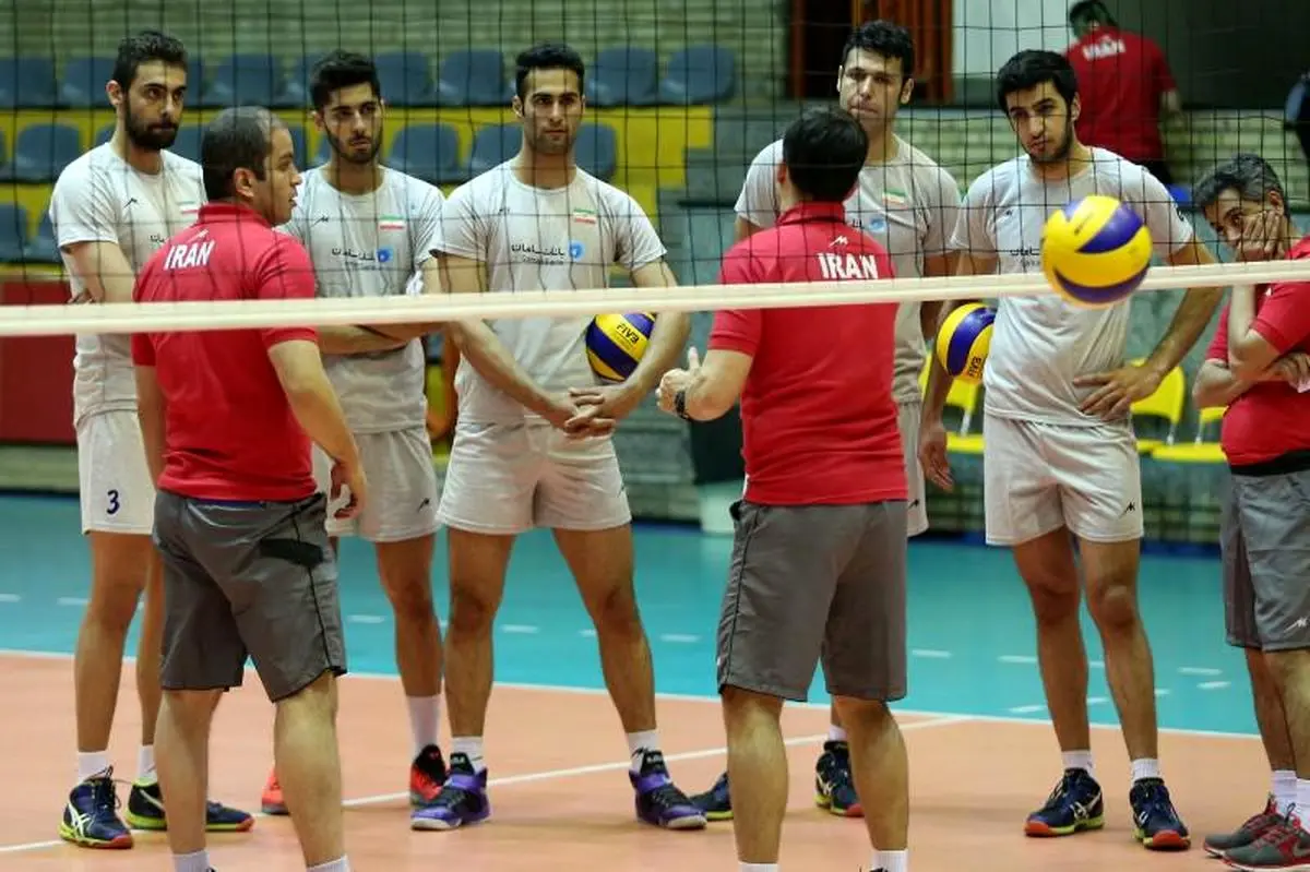 تمرین صبح سه شنبه تیم ملی والیبال با حضور لوزانو و اصحاب رسانه برگزار می‌شود
