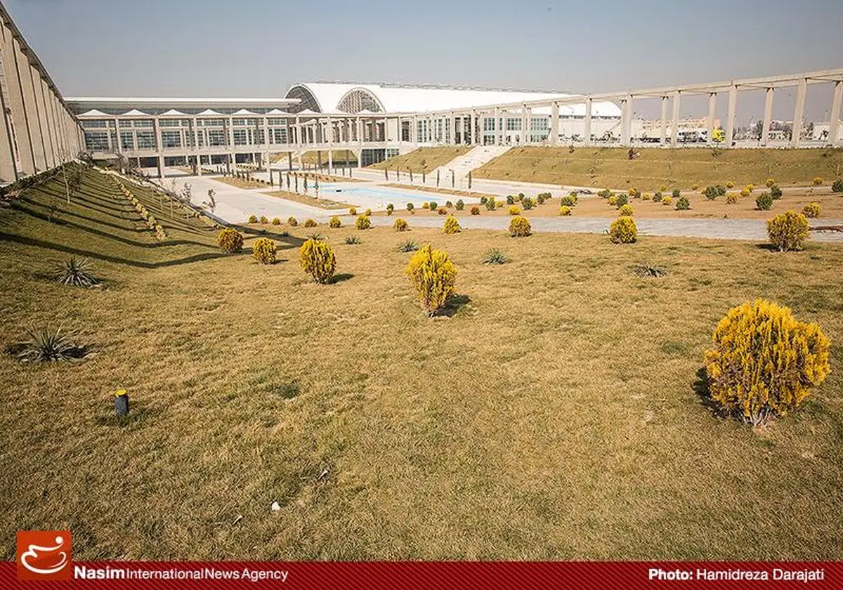 آغاز نصب سازه گمرک نمایشگاه کتاب در شهر آفتاب