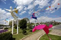 المان‌های نوروزی در مشهد + تصاویر