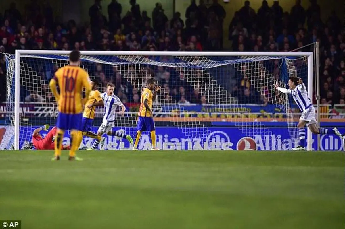 بارسلونا برای دومین هفته متوالی شکست خورد