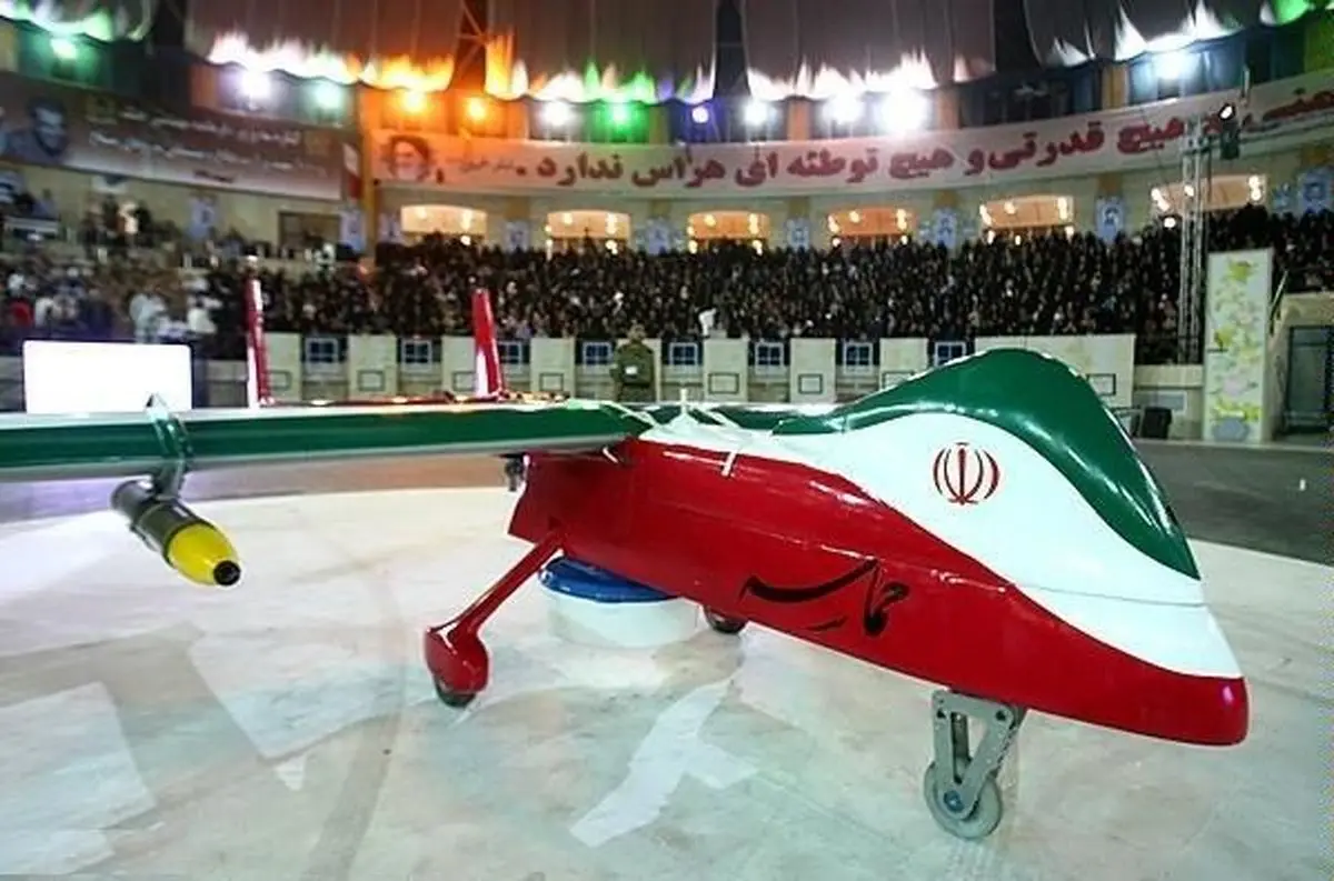 اولین حضور پهپاد "حماسه" در رزمایش سپاه
