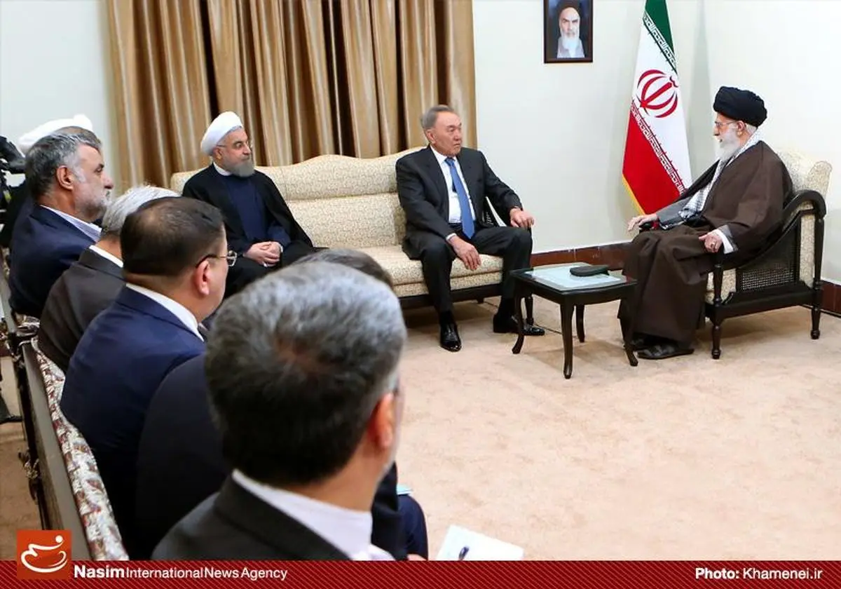 دیدار رئیس جمهور قزاقستان با رهبر معظم انقلاب