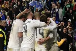 رئال به یک قدمی بارسا رسید