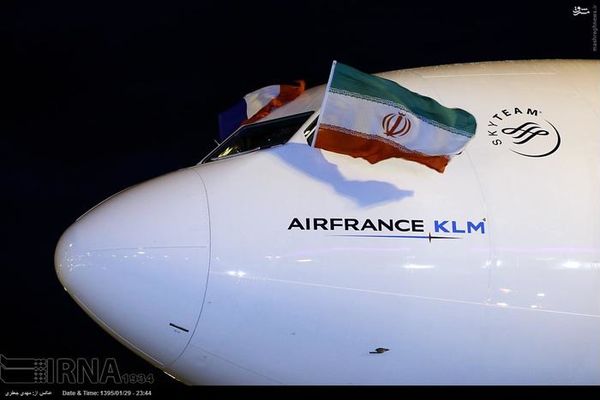 پروازهای ایرفرانس به ایران از سرگرفته شد