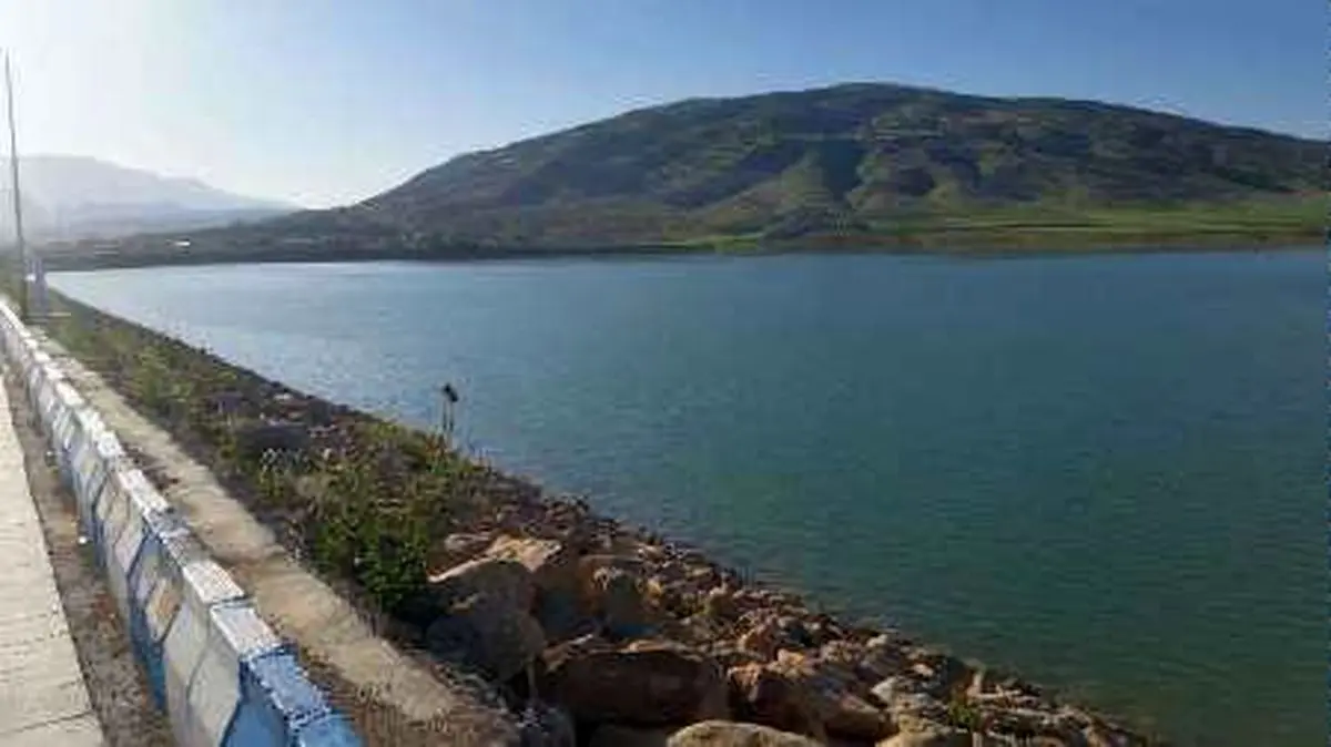 سد سراب گیلانغرب با حضور جهانگیری به بهره‌برداری رسید